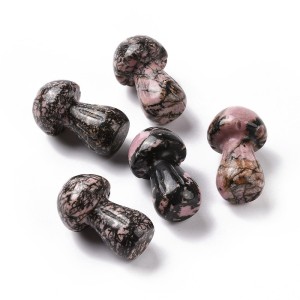 Rhodonite Polished Mushroom H: 3.5 x W: 2cm Rhodonite Polished Mushroom H: 3.5 x W: 2cm